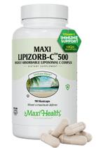 Cápsulas de Vitamina C Maxi Health Liposomal 500 mg, 90 unidades