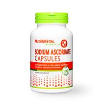 Cápsulas de vitamina C NutriBiotic Ascorbato de Sódio 100 Ct