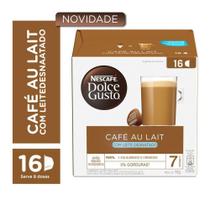 Capsulas Dolce Gusto Café Au Lait com Leite Desnatado 16 capsulas - Nescafé Dolce Gusto
