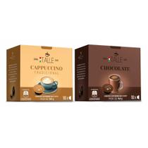 Cápsulas Dolce Gusto Cappuccino Chocolate Café Italle 20 Und