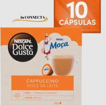 Cápsulas dolce gusto cappuccino doce de leite moça com 10 cápsulas