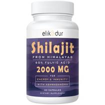 Cápsulas Elikadur Shilajit 2000mg Himalayan Organic 60 unidades