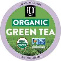 Cápsulas FGO de Té Verde Orgánico para Keurig, Paquete de 24 Cápsulas FGO de Té Verde Orgánico para Keurig, Paquete de 24