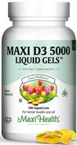 Cápsulas gelatinosas de vitamina D3 5000 UI Maxi Health