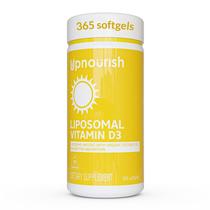 Cápsulas gelatinosas de vitamina D3 UpNourish 5000 UI com óleo de coco orgânico