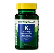 Cápsulas gelatinosas de Vitamina K2 100 mcg, 60 unidades, suplemento alimentar