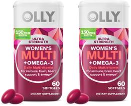 Cápsulas gelatinosas femininas OLLY Ultra com ômega-3, 120 unidades Cápsulas gelatinosas femininas OLLY Ultra com ômega-3, 120 unidades
