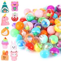 Cápsulas Gumball Machine Joottuan, 100 unidades de cor clara