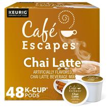 Cápsulas K-Cup Café Escapes Chai Latte Chá 48 unidades