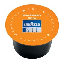 Cápsulas Lavazza BLUE Espresso Ricco Dark Roast, pacote de 800 g, 100