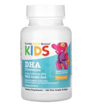 Cápsulas Mastigáveis DHA Crianças, Sabor Morango e Limão 180 cápsulas California Gold Nutrition Cápsulas Mastigáveis DHA Crianças, Sabor Morango e Limão 180 cápsulas California Gold Nutrition