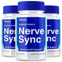Cápsulas Nerve Sync Vitaluxa 180 Unidades 3 Pacotes Cápsulas Nerve Sync Vitaluxa 180 Unidades 3 Pacotes