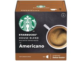 Cápsulas Nescafé Dolce Gusto Starbucks Americano House Blend Cápsulas Nescafé Dolce Gusto Starbucks Americano House Blend