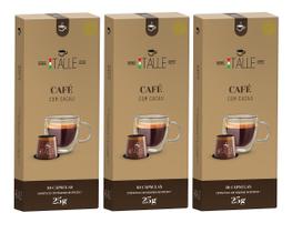 Capsulas Nespresso Café Chocolate Cacau Café Italle 30 Unidades