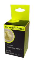 Cápsulas para moedas Guardhouse 22 mm 1/4 oz, pacote com 10 Cápsulas para moedas Guardhouse 22 mm 1/4 oz, pacote com 10