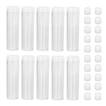 Cápsulas para moedas HYWHUYANG, plástico transparente, 25 mm com esponja, 10 unidades Cápsulas para moedas HYWHUYANG, plástico transparente, 25 mm com esponja, 10 unidades