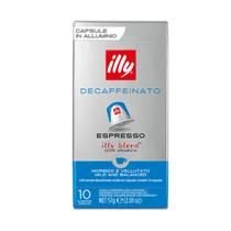 Cápsulas para Nespresso, Café Italiano Illy, Descafeinado