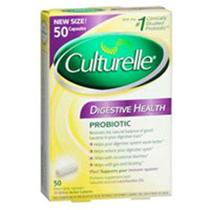 Cápsulas probióticas Culturelle Digestive Health 50 cápsulas da Culturelle (pacote com 4)