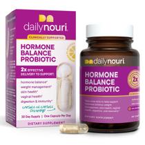 Cápsulas probióticas diárias Nouri Hormone Balance Women 30 dias