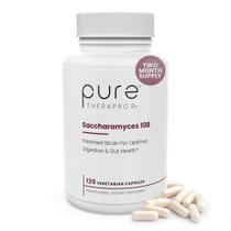 Cápsulas probióticas Pure Therapro Rx Saccharomyces 10B 120ct