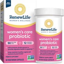 Cápsulas probióticas Renew Life Women's 90 bilhões de CFU 60 Ct