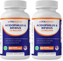 Cápsulas Probióticas Vitamatic Acidophilus Bifidus 25B 120 cápsulas Cápsulas Probióticas Vitamatic Acidophilus Bifidus 25B 120 cápsulas