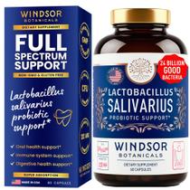 Cápsulas probióticas Windsor Botanicals Lactobacillus Salivarius