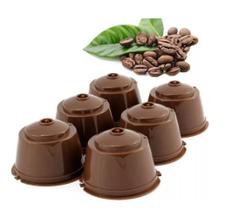 Cápsulas Reutilizáveis Dolce Gusto para Café Expresso - Kit 6 Unidades Cápsulas Reutilizáveis Dolce Gusto para Café Expresso - Kit 6 Unidades