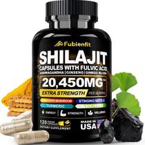 Cápsulas Shilajit Fubienfit Pure Himalayan Organic 120 ct