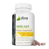 Cápsulas Shilajit Jiva Botanicals 700 mg com ácido fúlvico 90 ct