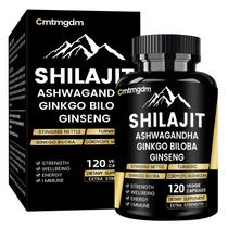 Cápsulas Shilajit Juebingy 20.000 mg Himalayan Organic 120 ct
