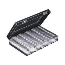Cápsulas Transparentes Para Armazenamento De Moedas 100 Peças 27mm 30mm Caixas Protetoras Para