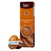 Cápsulas TRES 3 Corações Chocolatto Caramelo 10 Unid. - Tres Corações