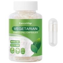 Cápsulas Vazias EaccoViigr Tamanho 1 Veganas Kit com 500 Unidades Cápsulas Vazias EaccoViigr Tamanho 1 Veganas Kit com 500 Unidades