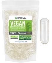 Cápsulas Vazias Veganas XPRS Nutra - Tamanhos 0 a 500 Unidades