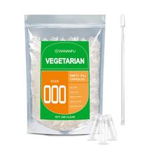 Cápsulas vazias WANANFU tamanho 000 vegetarianas (500 unidades)