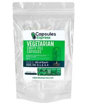 Cápsulas vazias XPRS Nutra Clear Sample Pack, 10 de cada tamanho