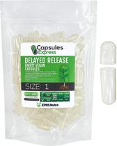 Cápsulas vazias XPRS Nutra Delayed Release, tamanho de 1 a 100 unidades Cápsulas vazias XPRS Nutra Delayed Release, tamanho de 1 a 100 unidades