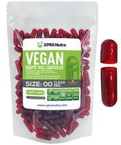 Cápsulas Vazias XPRS Nutra Tamanho 00 - 100 Unidades Veganas (Vermelhas Transparentes) Cápsulas Vazias XPRS Nutra Tamanho 00 - 100 Unidades Veganas (Vermelhas Transparentes)