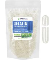 Cápsulas vazias XPRS Nutra tamanho 00 - 500 cápsulas de gelatina Cápsulas vazias XPRS Nutra tamanho 00 - 500 cápsulas de gelatina