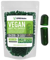 Cápsulas vazias XPRS Nutra tamanho 3 - 100 unidades de cápsulas veganas