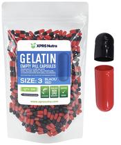 Cápsulas vazias XPRS Nutra tamanho 3 - 500 unidades de gelatina