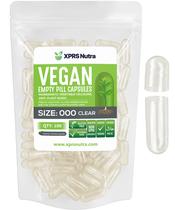 Cápsulas vazias XPRS Nutra Vegan tamanho 000 - 100 unidades