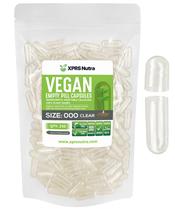 Cápsulas vazias XPRS Nutra Vegan tamanho 000 - 250 unidades