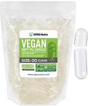 Cápsulas Veganas Vazias XPRS Nutra Tamanho 00 - 1000 Unidades
