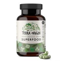 Cápsulas vegetais de superalimento TERRA ORIGIN 90 cápsulas
