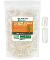 Cápsulas XPRS Nutra tamanho 3 veganas transparentes, 500 unidades