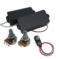 Captador baixo ATIVO PRECISION preto liso PBZ e 2 Pots KOREA