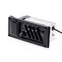 Captador Flat Reto Pre Amp Eq 7545r Violão Eagle Tagima Cor Preto