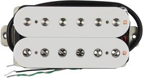 Captador Fleor Humbucker PAF Branco Posição Ponte Para Guitarra Alto Ganho